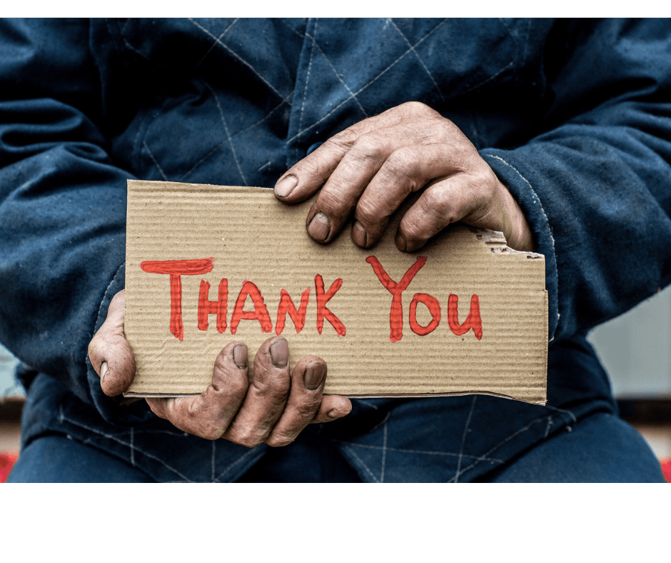 4 THANK YOU SIGN